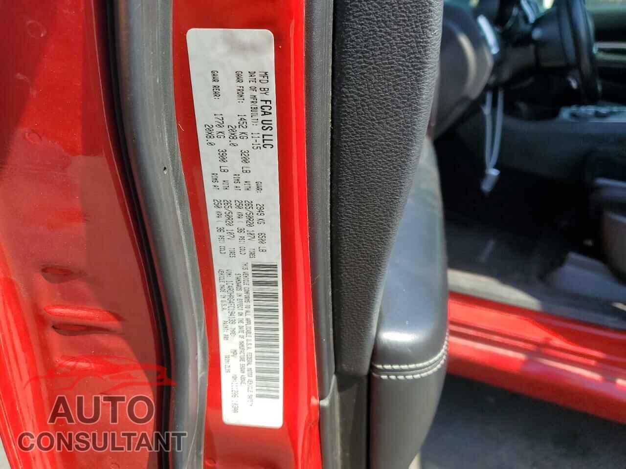 DODGE DURANGO 2015 - 1C4RDHAG4FC194139