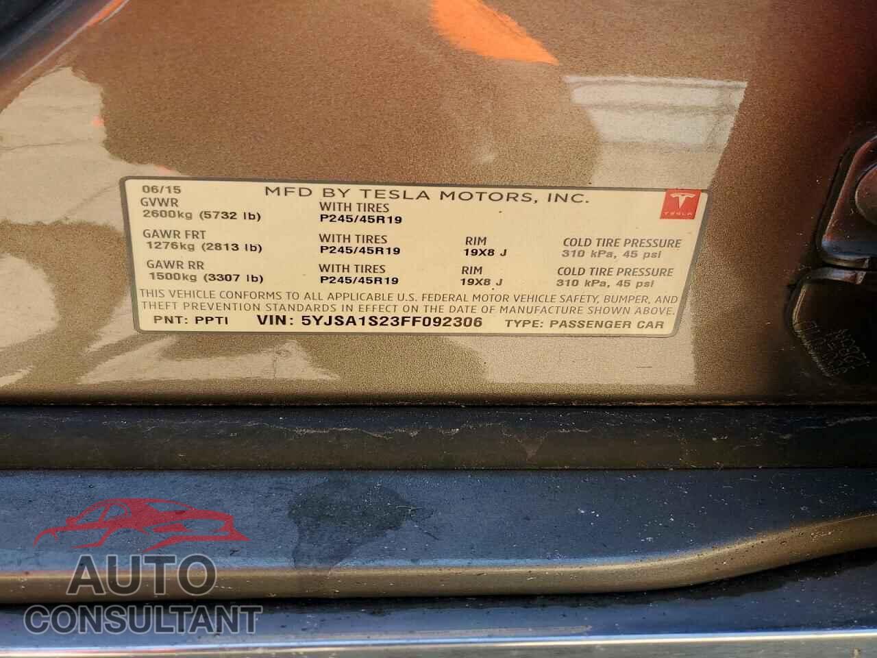 TESLA MODEL S 2023 - 5YJSA1S23FF092306