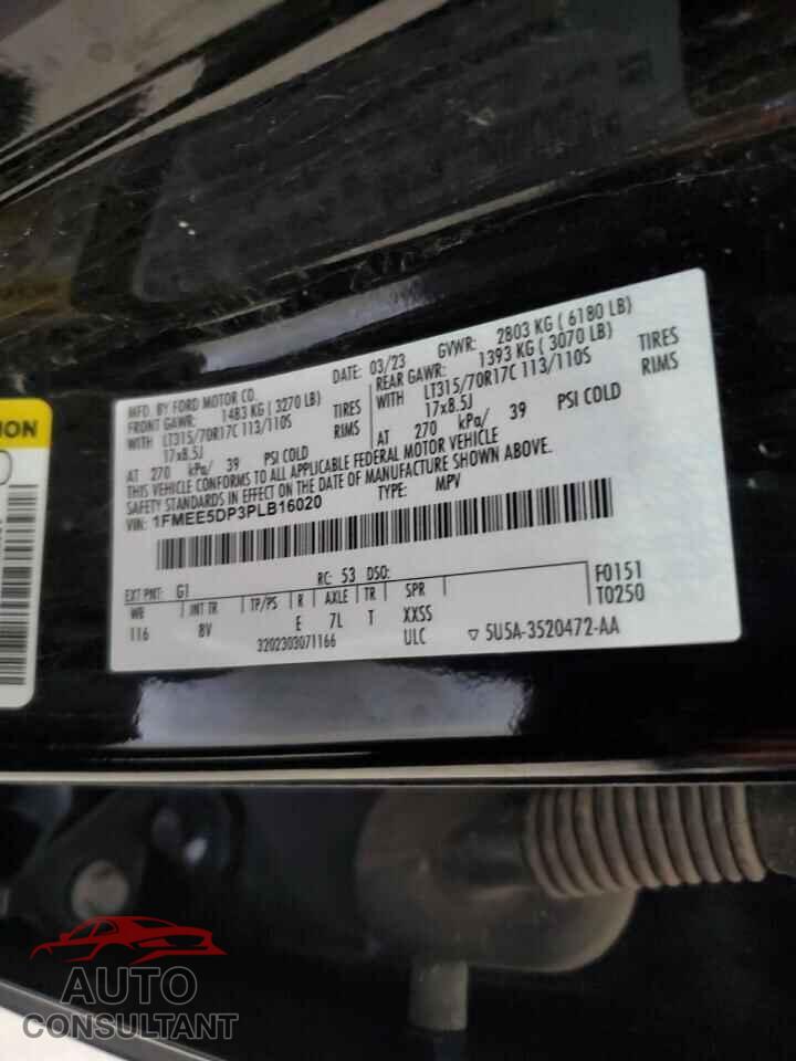 FORD BRONCO 2023 - 1FMEE5DP3PLB16020