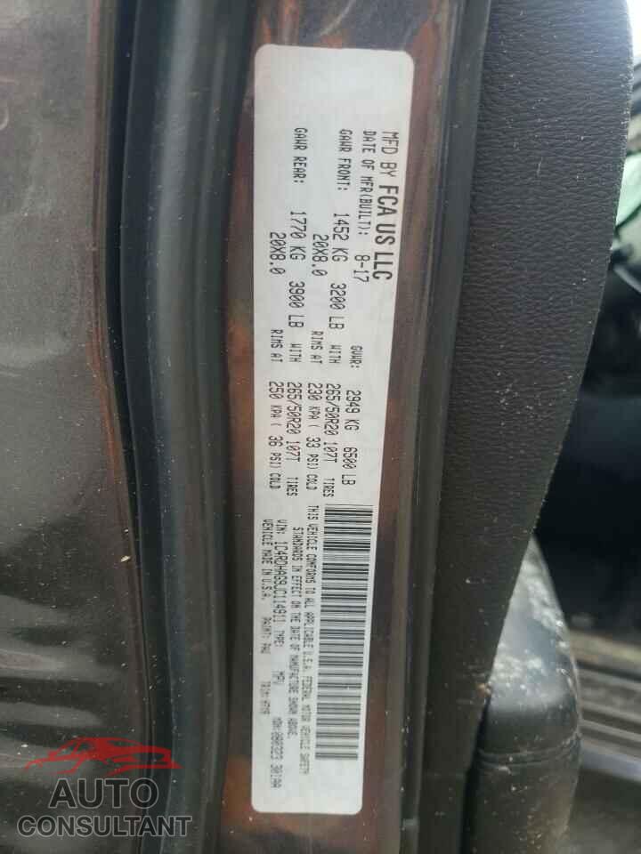 DODGE DURANGO 2018 - 1C4RDHAG9JC114911
