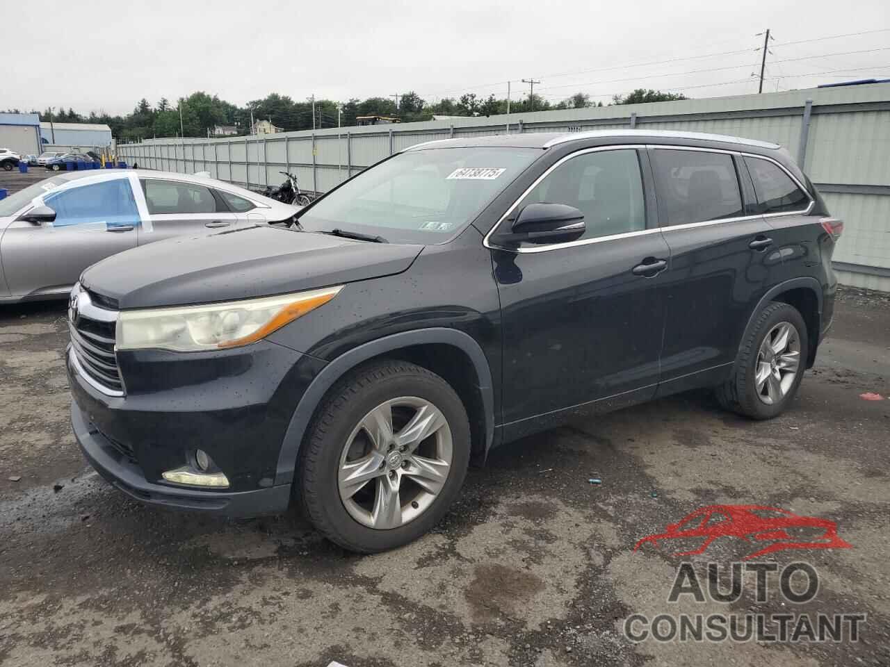 TOYOTA HIGHLANDER 2015 - 5TDDKRFH9FS072771