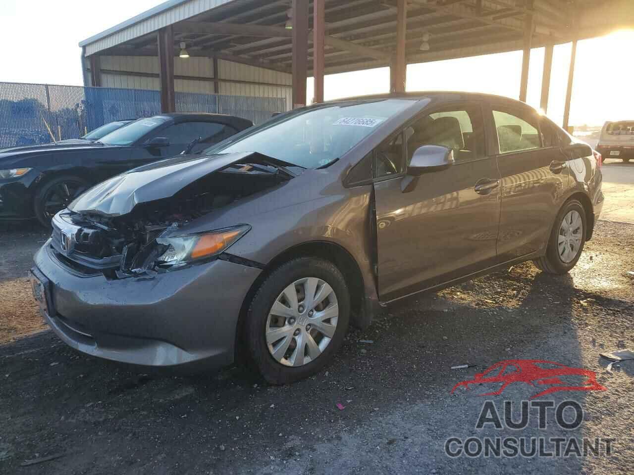 HONDA CIVIC 2012 - 19XFB2F50CE019209