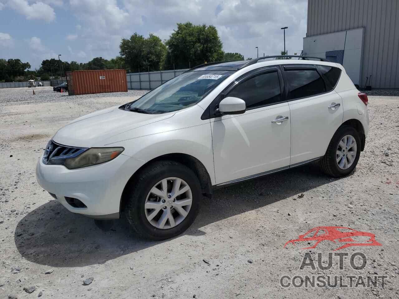 NISSAN MURANO 2012 - JN8AZ1MU4CW116689