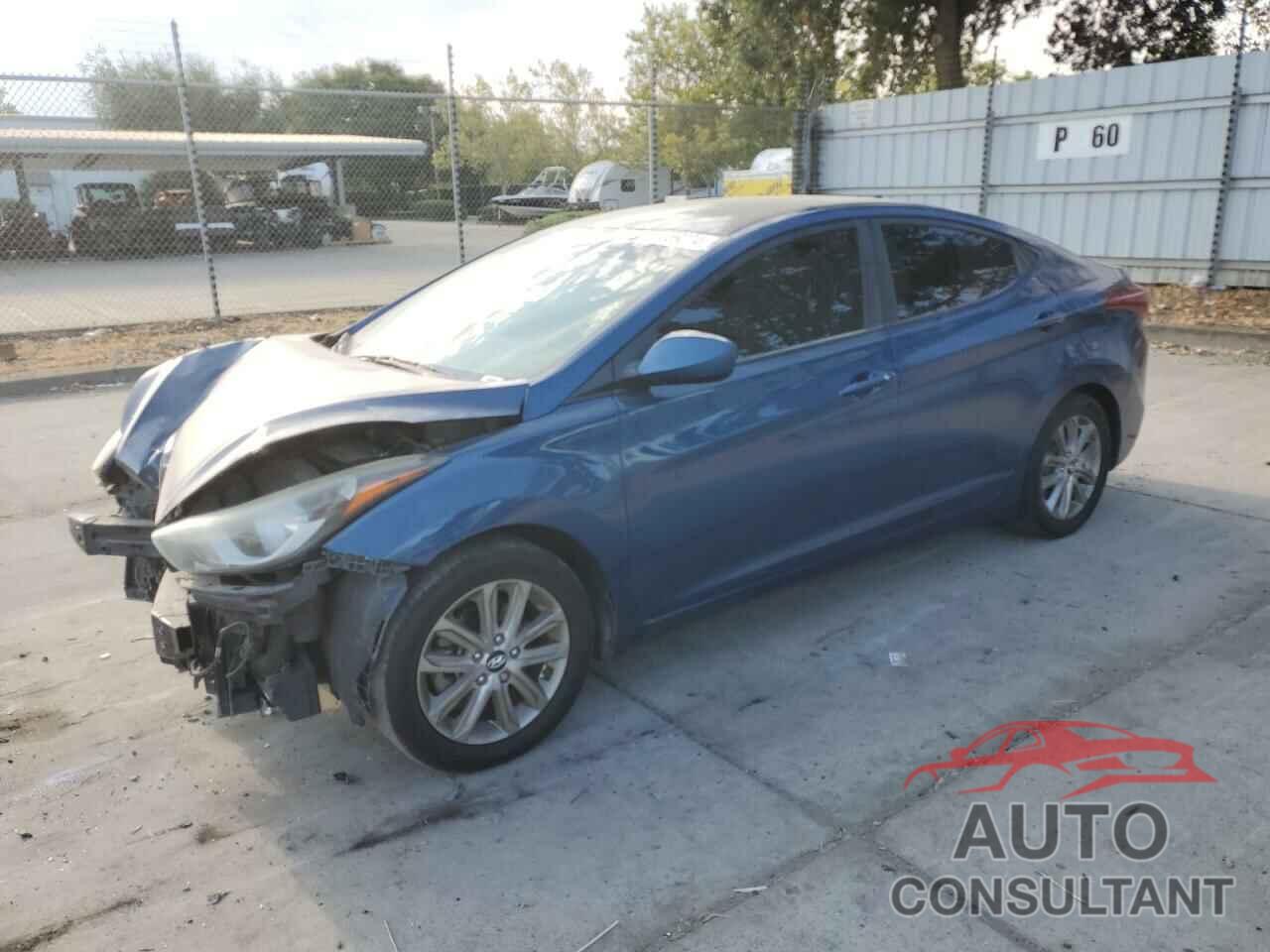 HYUNDAI ELANTRA 2016 - KMHDH4AE9GU601532