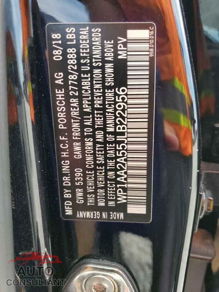 PORSCHE MACAN 2018 - WP1AA2A55JLB22956