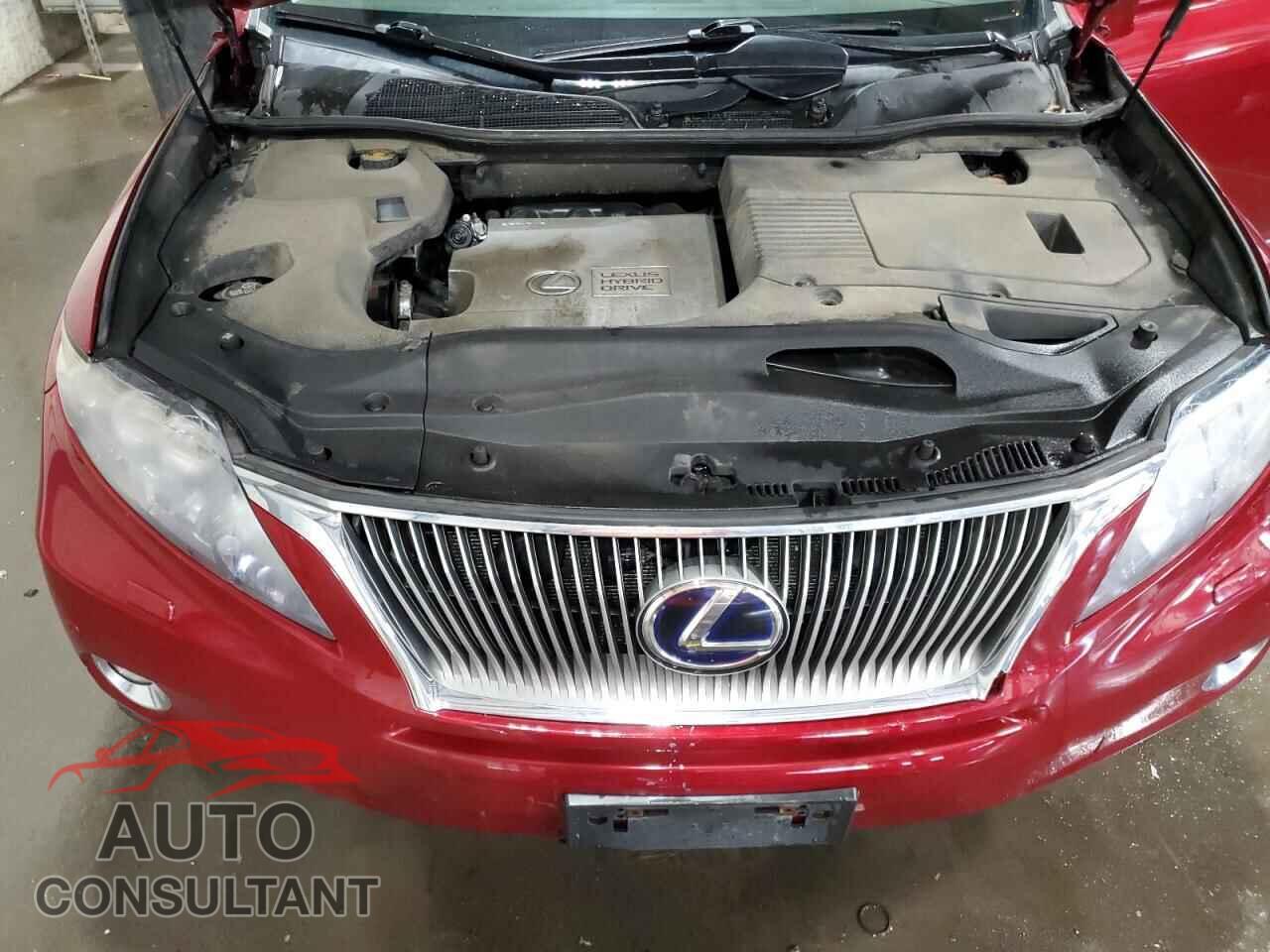 LEXUS RX450 2012 - JTJBC1BA6C2425160