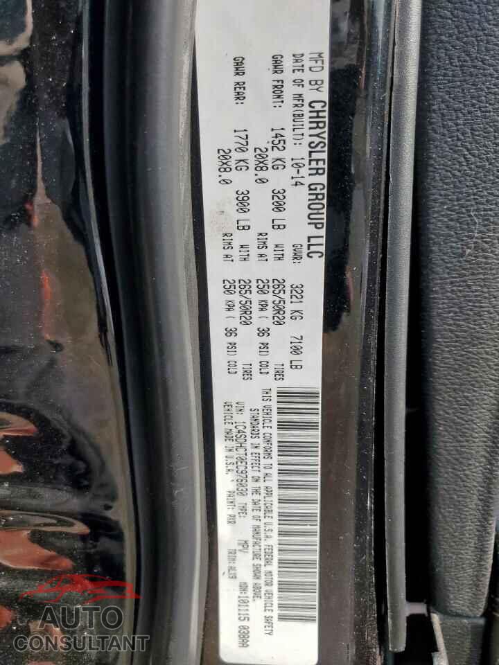 DODGE DURANGO 2014 - 1C4SDHCT0EC976030