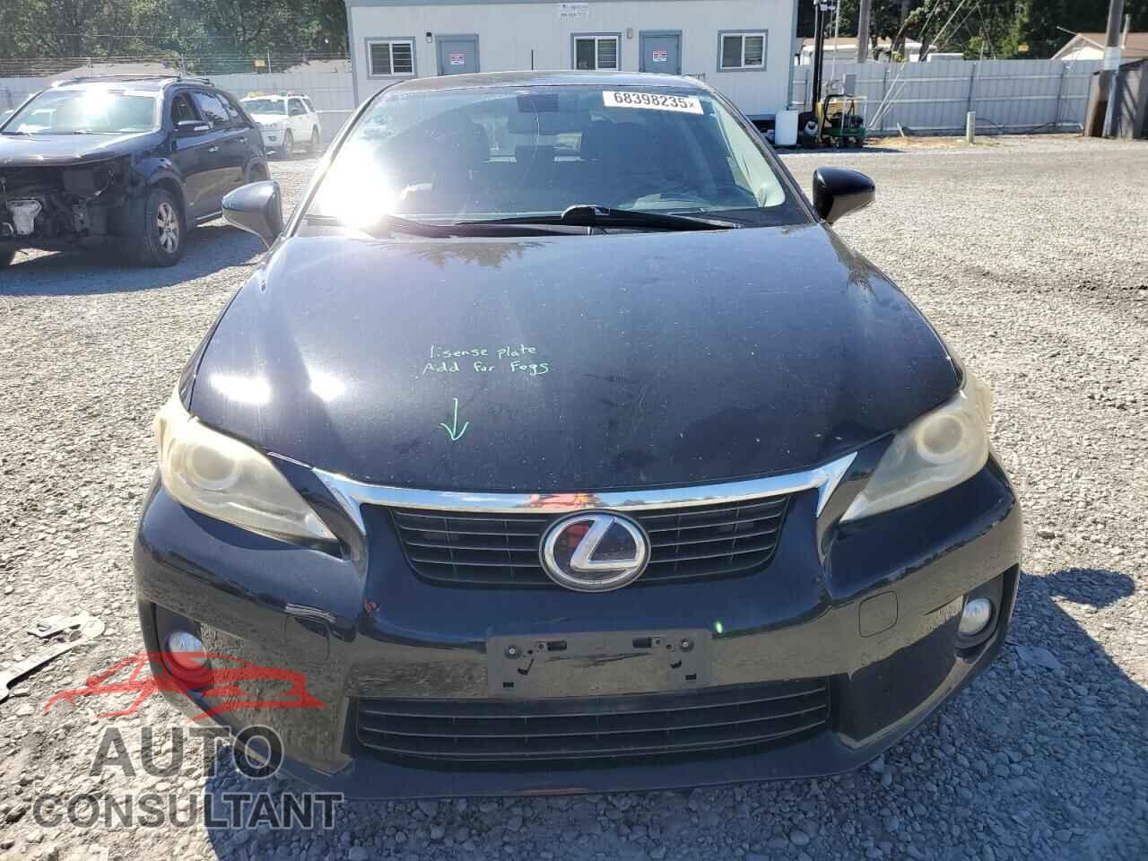 LEXUS CT 200 2012 - JTHKD5BH2C2094516