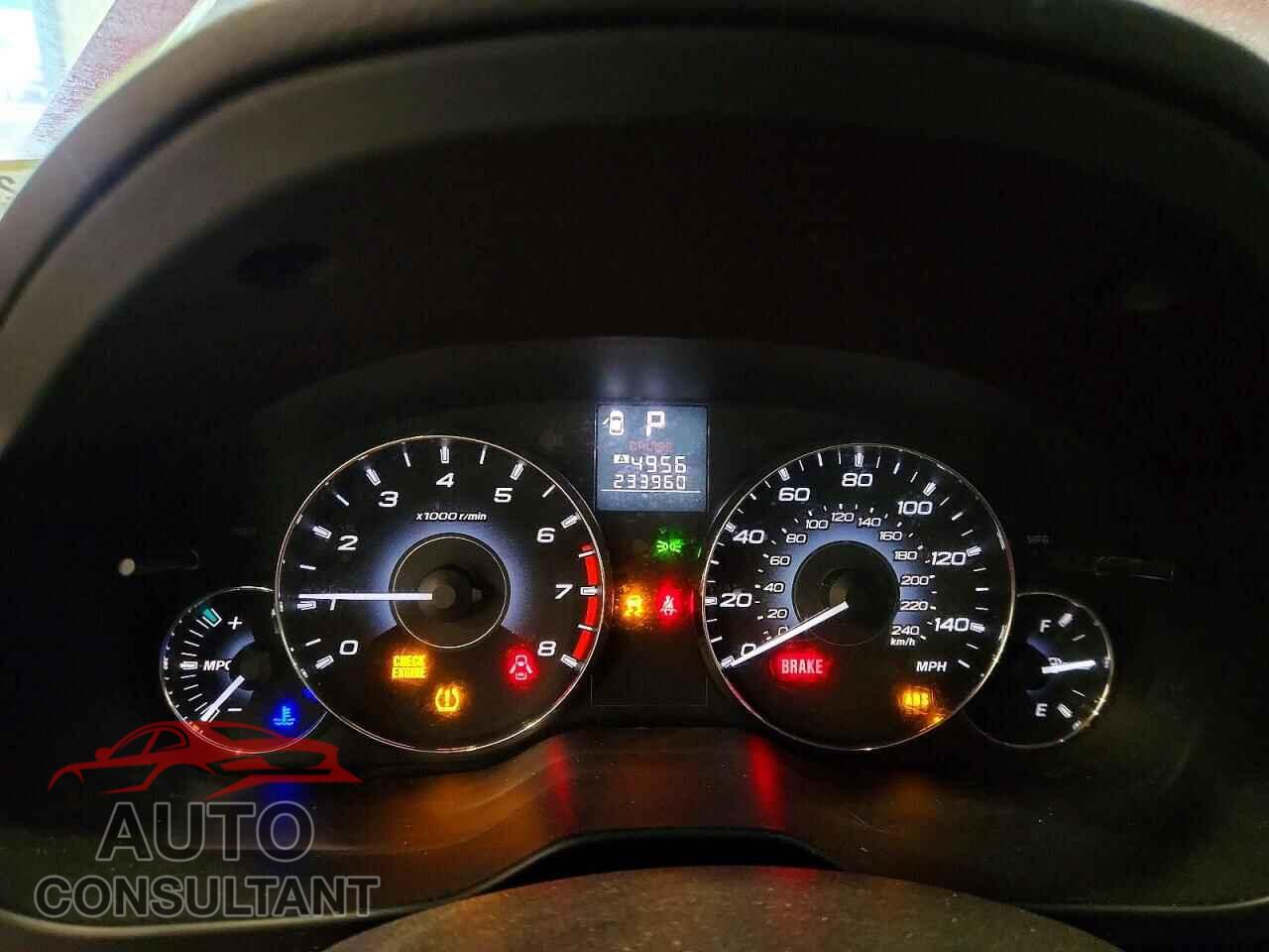SUBARU OUTBACK 2011 - 4S4BRBGC2B3331007