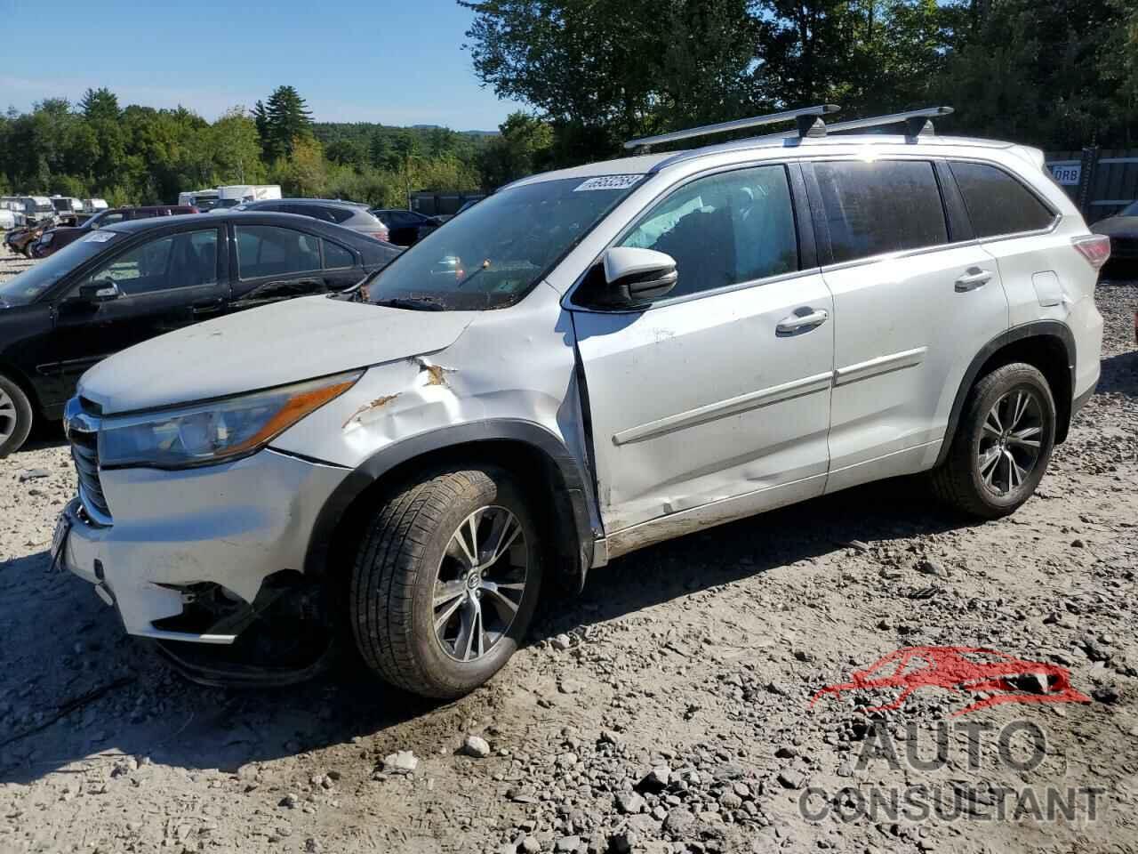 TOYOTA HIGHLANDER 2016 - 5TDJKRFH7GS269359