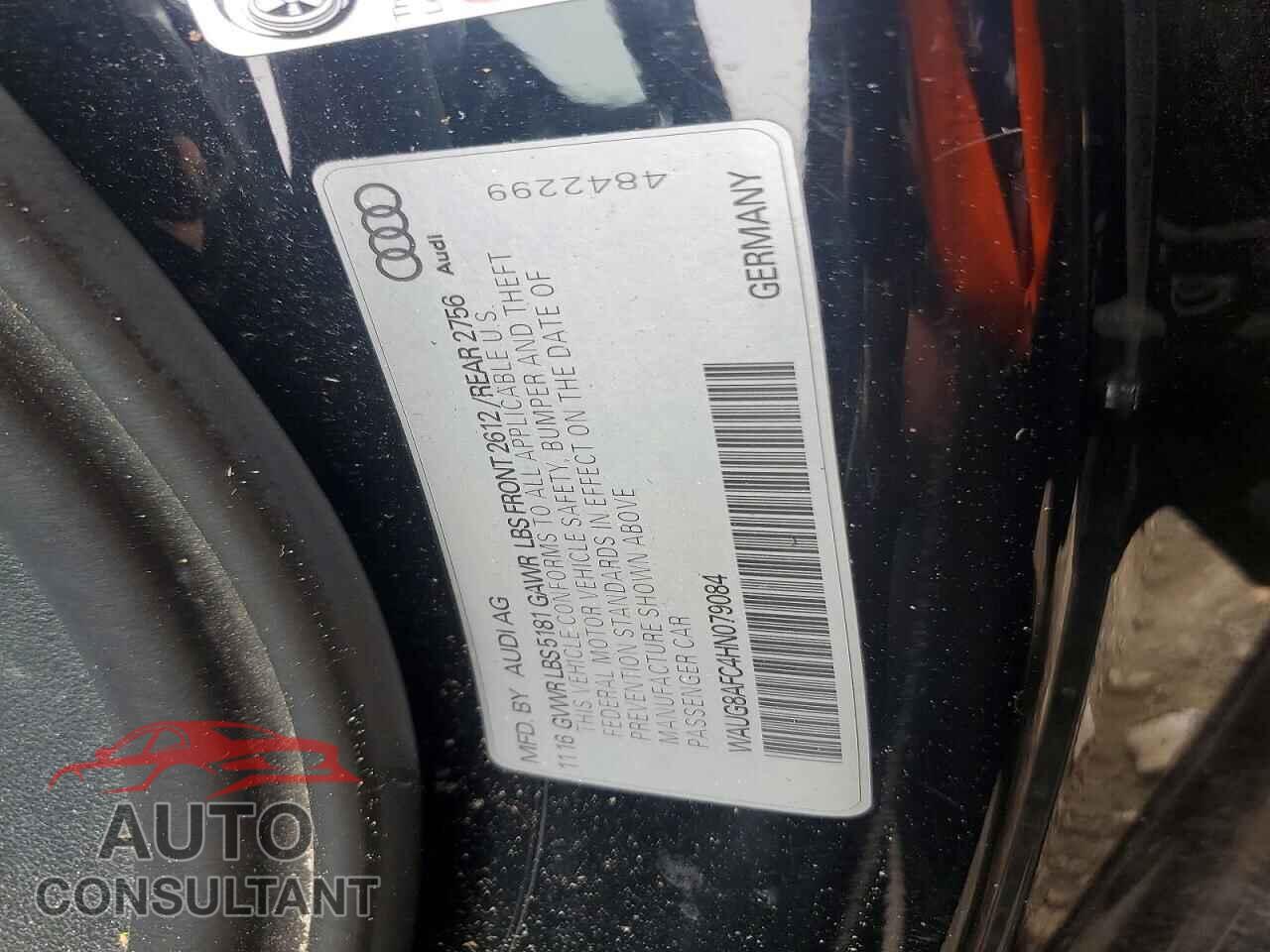 AUDI A6 2017 - WAUG8AFC4HN079084