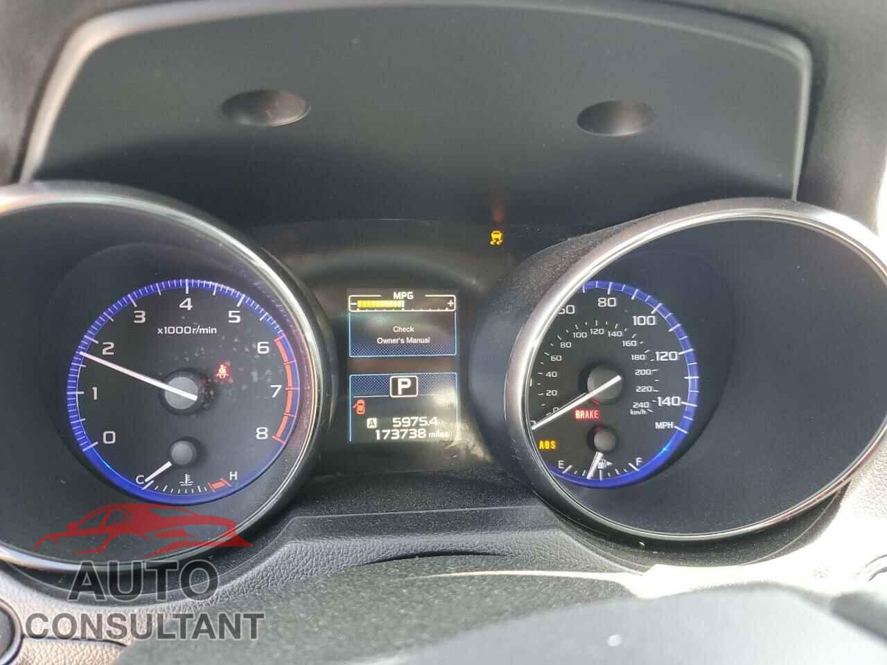 SUBARU OUTBACK 2016 - 4S4BSBLC9G3241001
