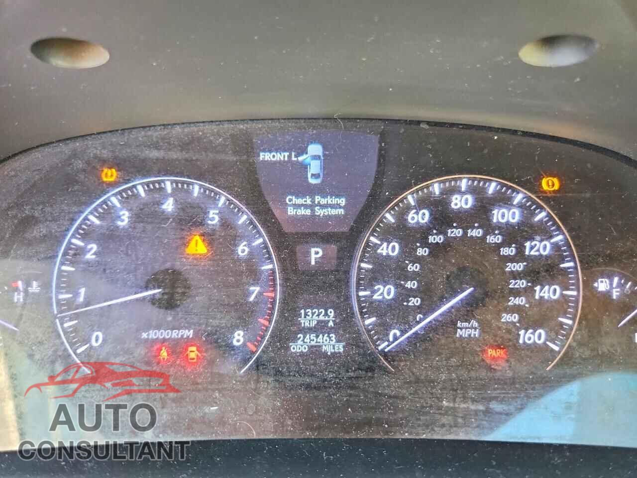 LEXUS LS460 2011 - JTHCL5EF2B5009253