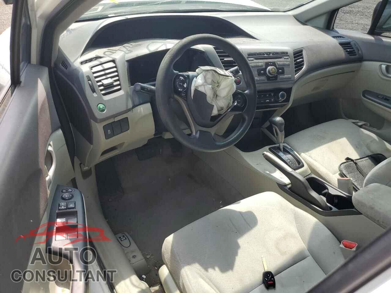 HONDA CIVIC 2012 - 19XFB2F56CE342714