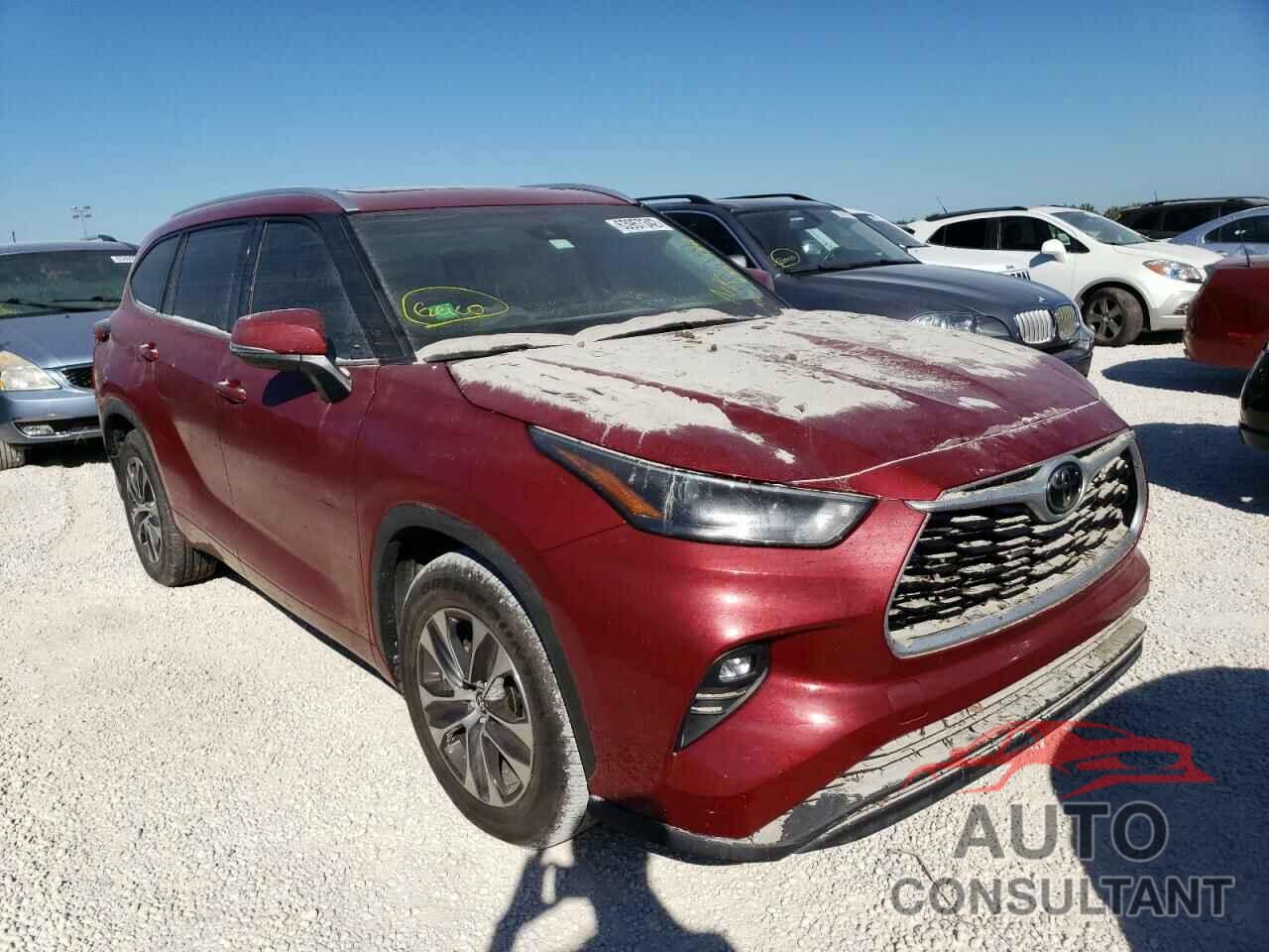 TOYOTA HIGHLANDER 2022 - 5TDGZRAH3NS539049