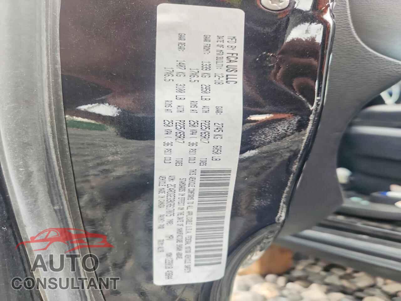 DODGE CARAVAN 2019 - 2C4RDGEG9KR617075
