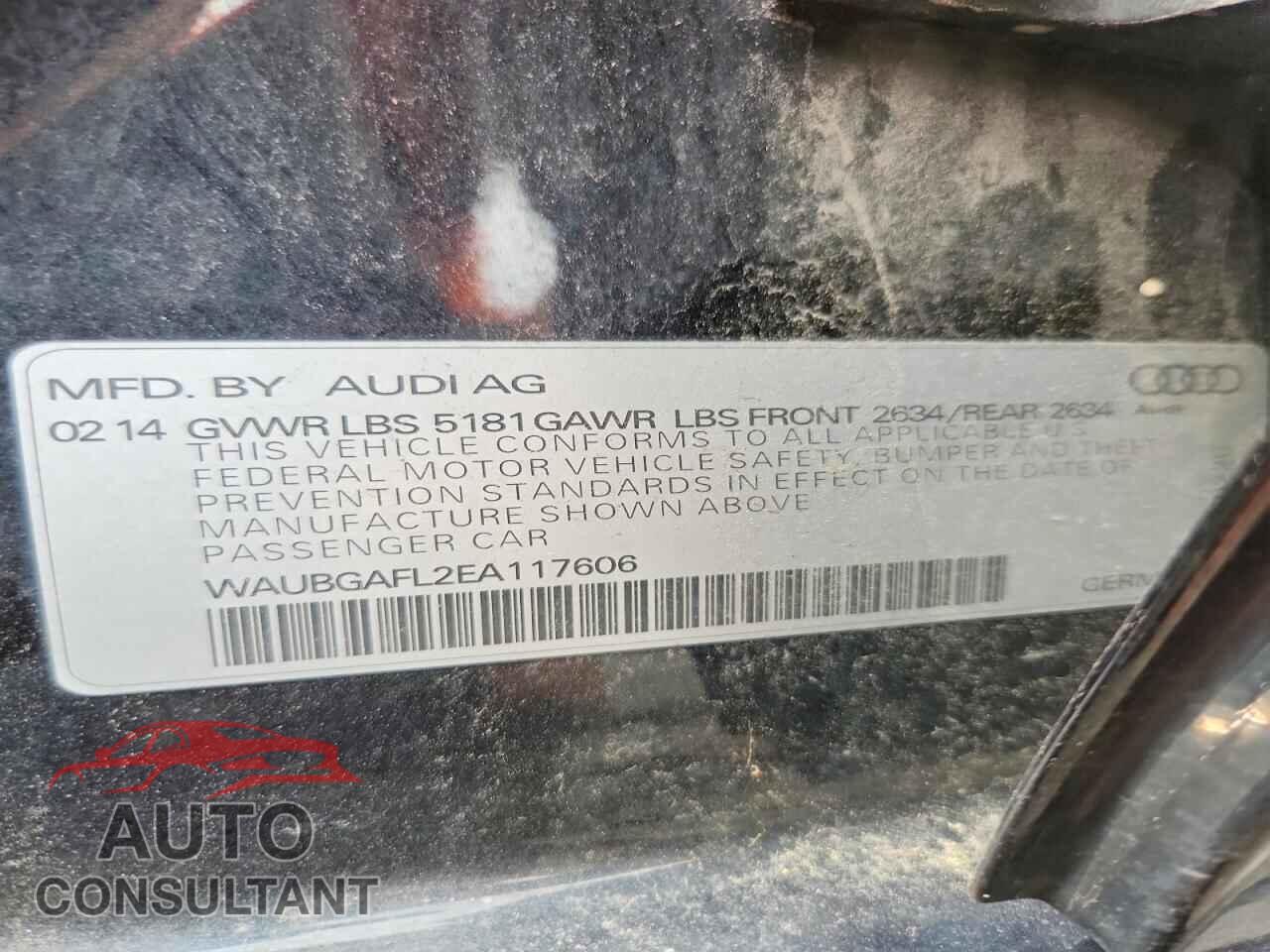 AUDI S4/RS4 2014 - WAUBGAFL2EA117606