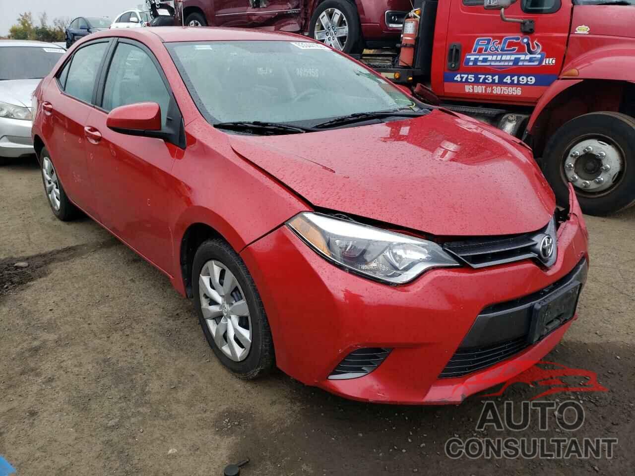 TOYOTA COROLLA 2016 - 2T1BURHE2GC509623