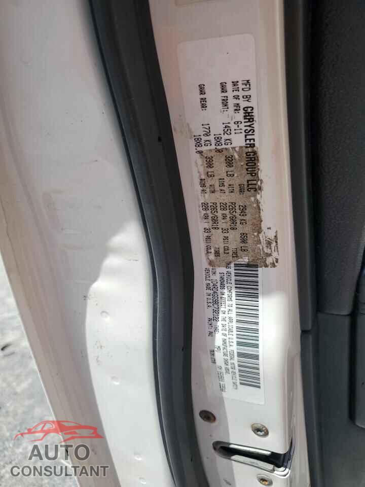 DODGE DURANGO 2011 - 1D4RD4GG9BC732122