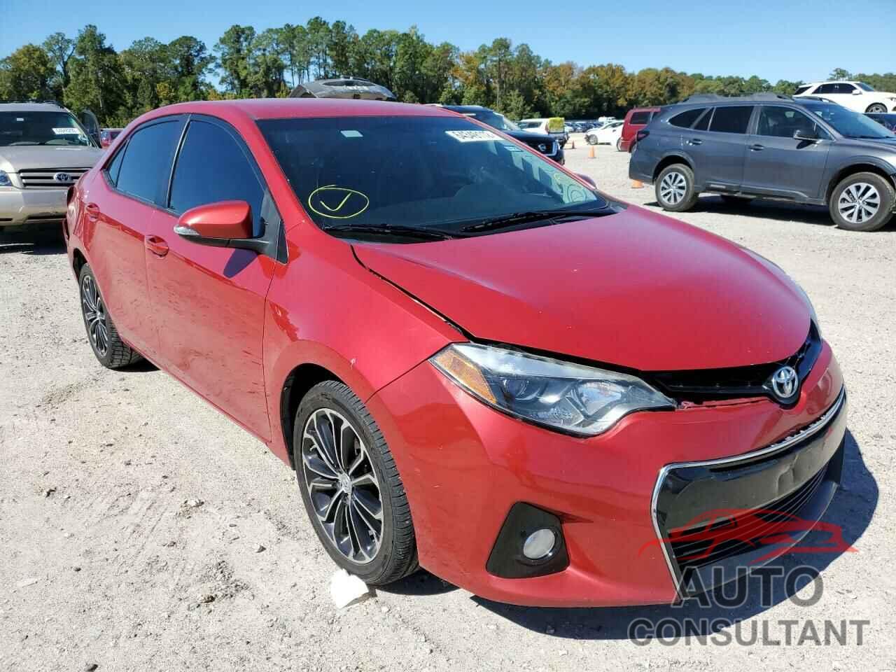 TOYOTA COROLLA 2015 - 2T1BURHE3FC299371