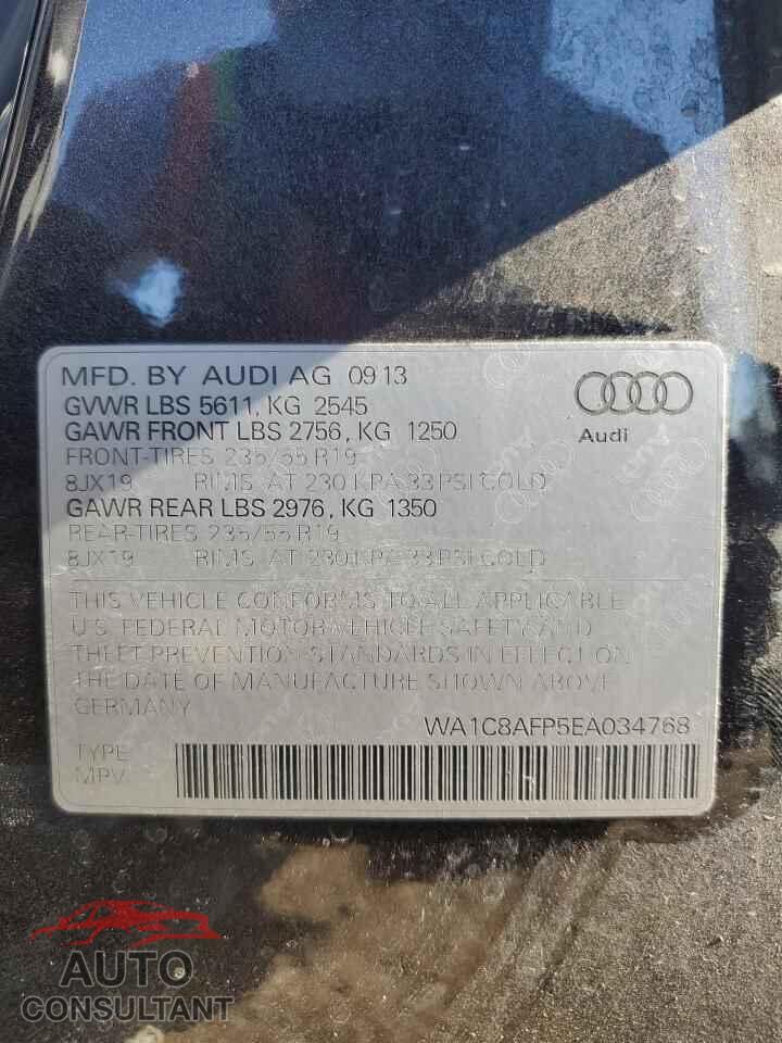 AUDI Q5 2014 - WA1C8AFP5EA034768
