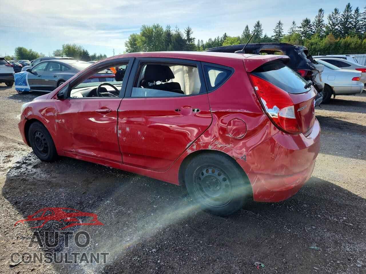 HYUNDAI ACCENT 2012 - KMHCT5AEXCU008367