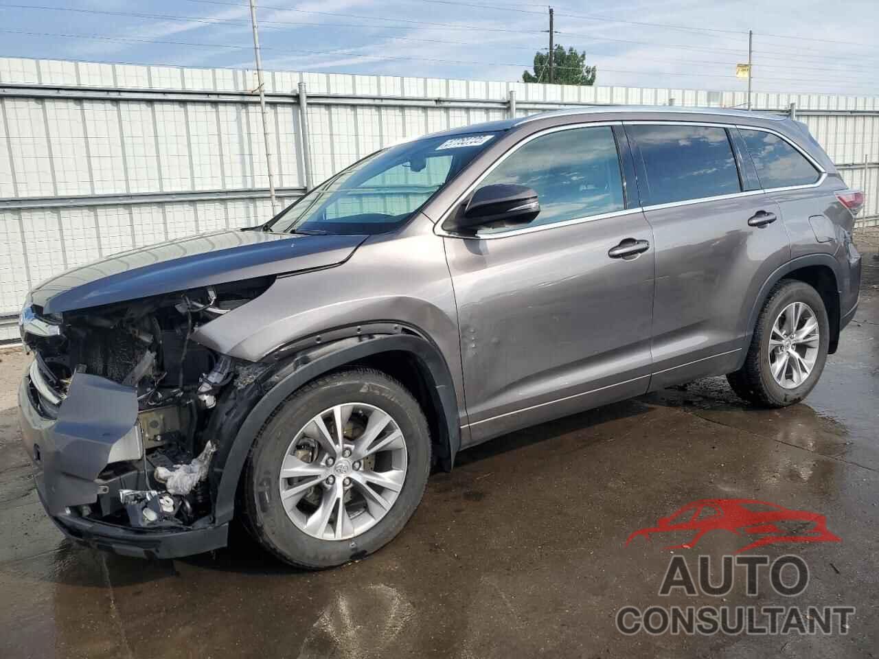 TOYOTA HIGHLANDER 2015 - 5TDJKRFH6FS164598