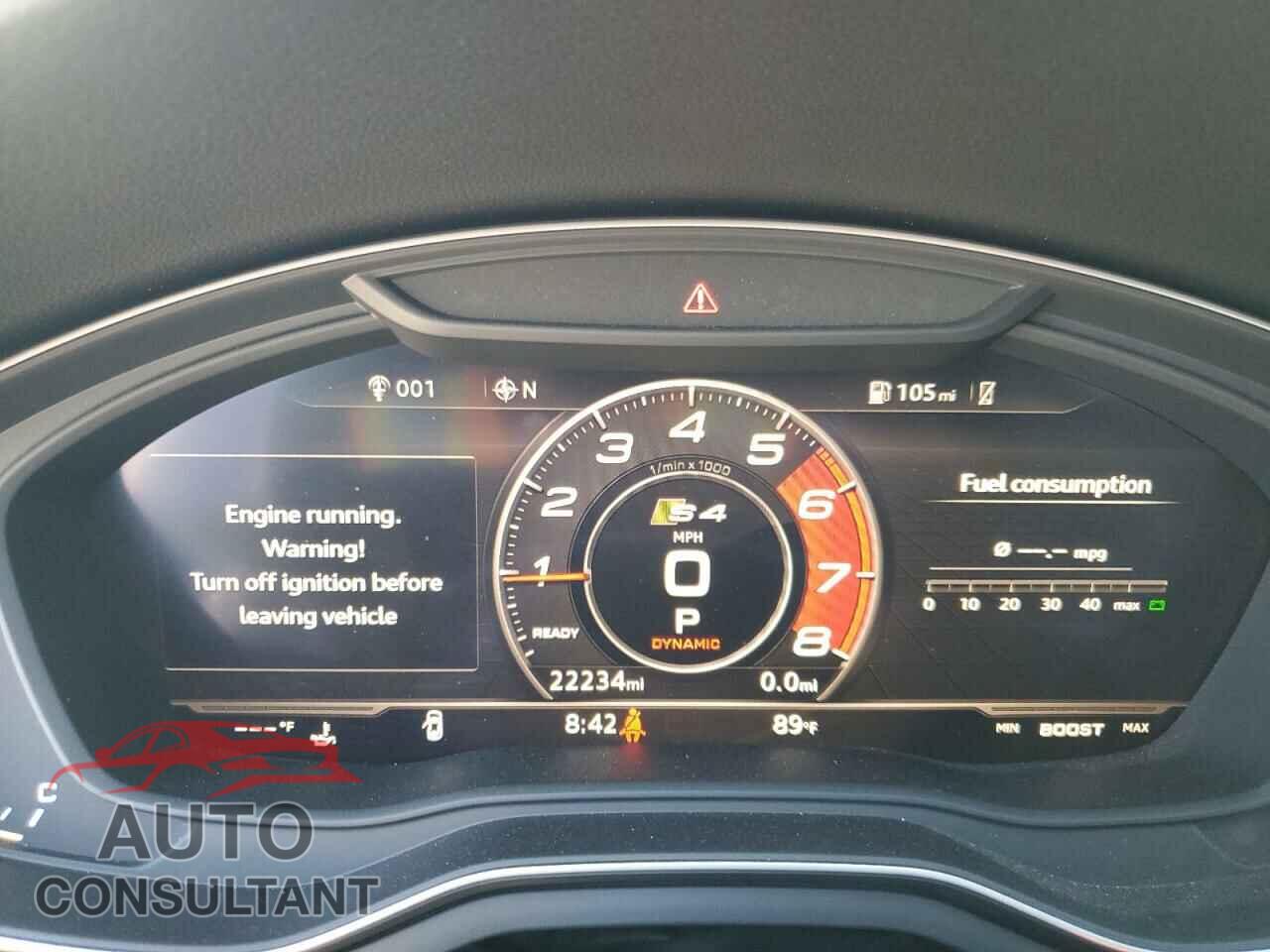 AUDI S4/RS4 2018 - WAUC4AF43JA002321