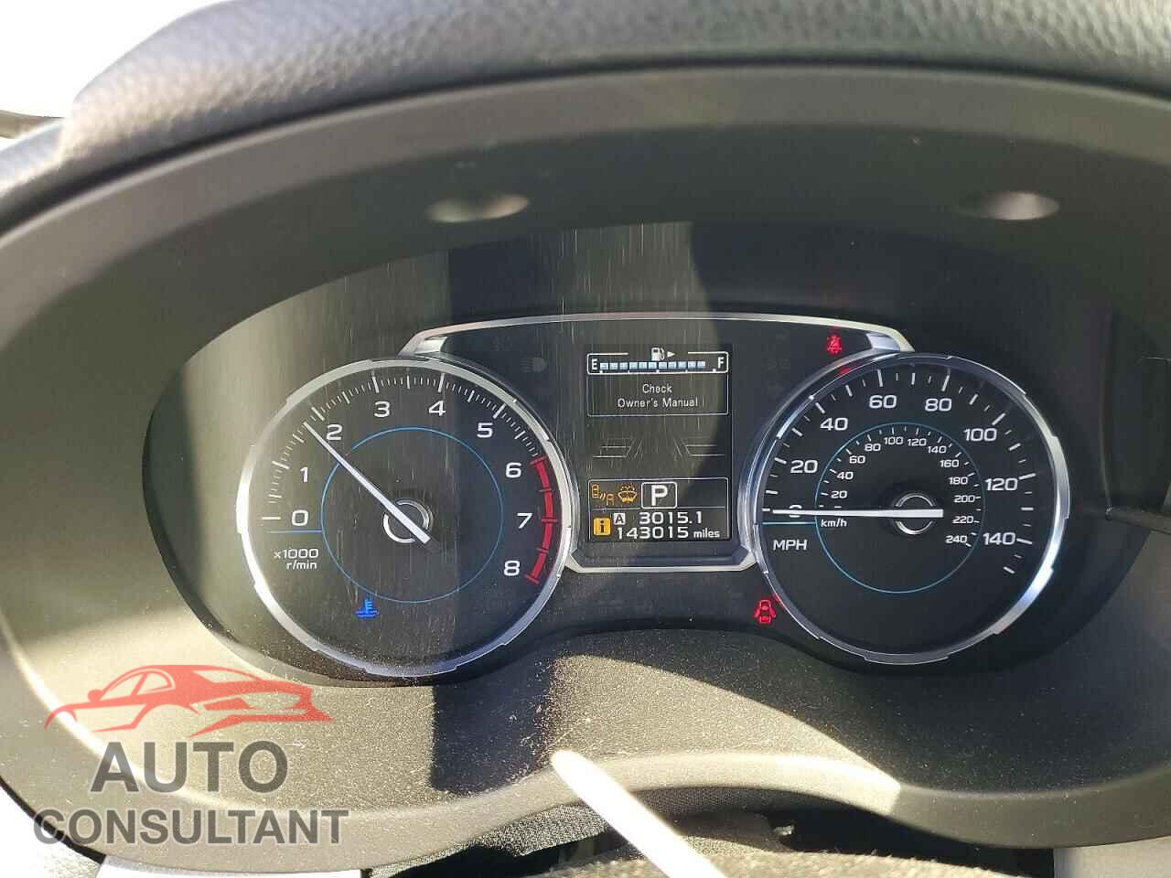 SUBARU FORESTER 2017 - JF2SJAGC7HH583810