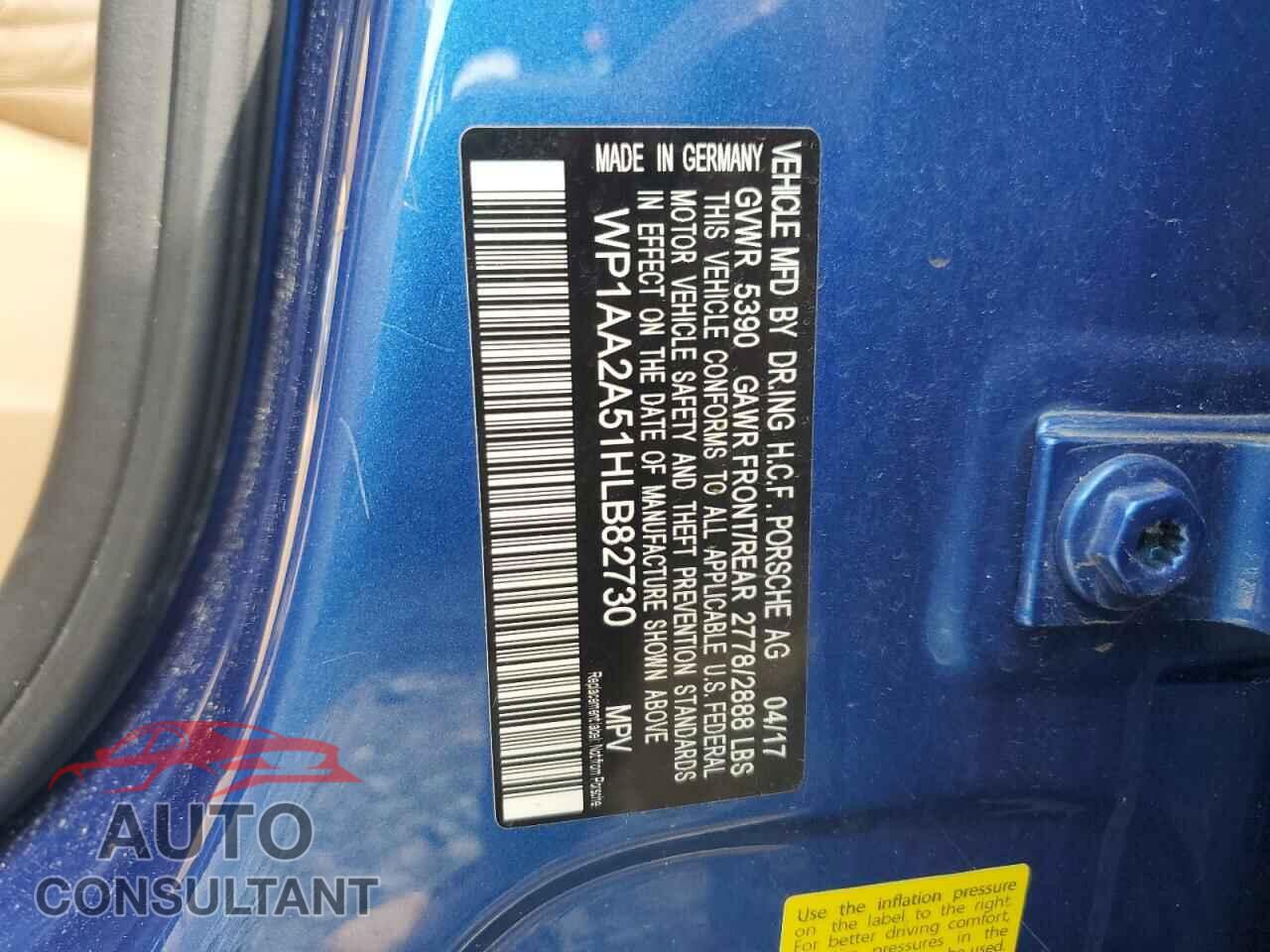PORSCHE MACAN 2017 - WP1AA2A51HLB82730