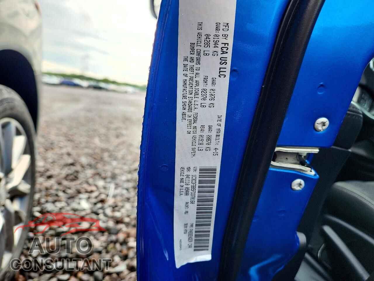 DODGE DART 2015 - 1C3CDFBB5FD370160