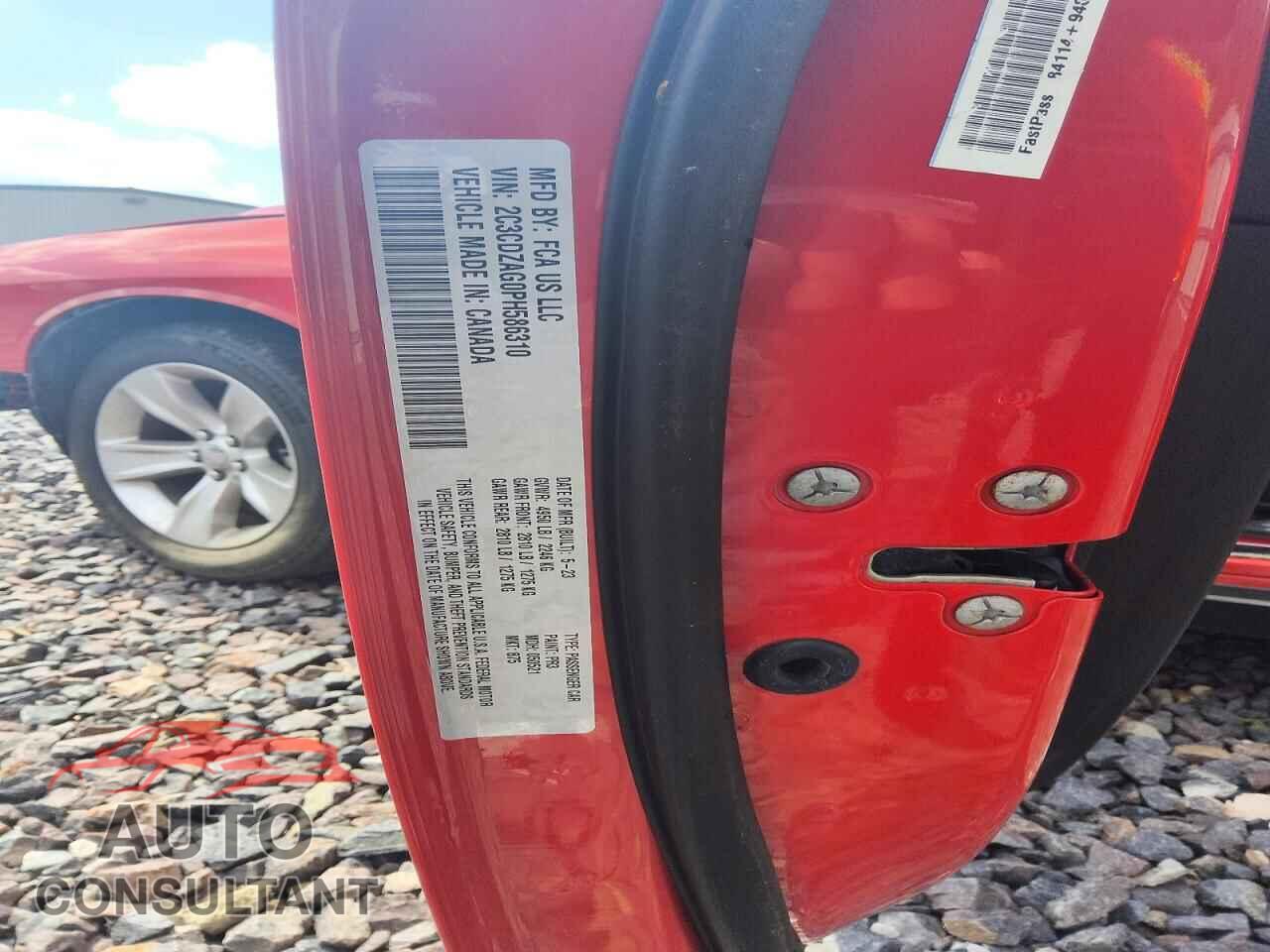DODGE CHALLENGER 2023 - 2C3CDZAG0PH586310