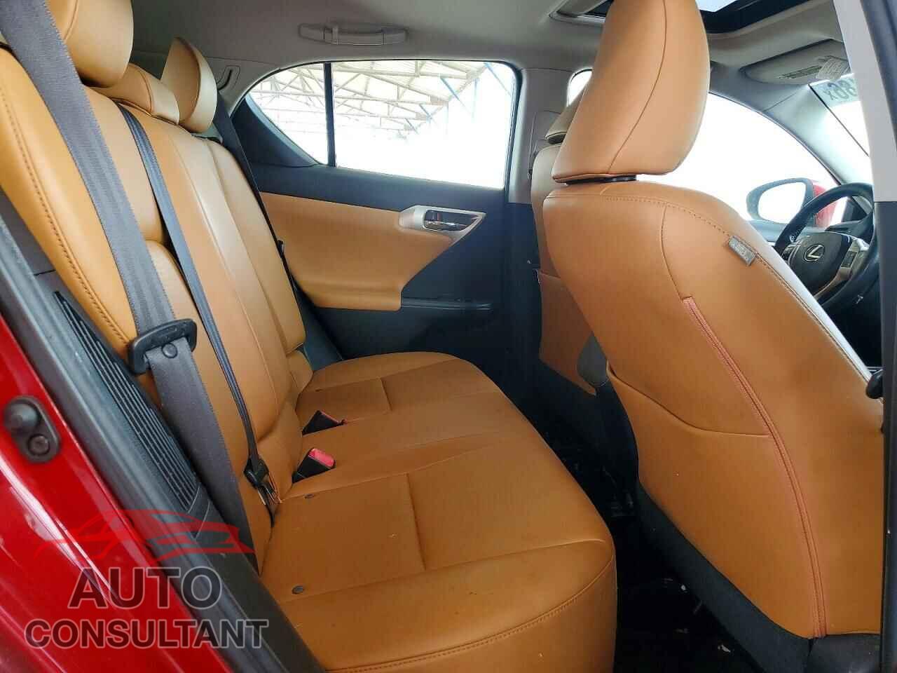 LEXUS CT 200 2012 - JTHKD5BHXC2068049