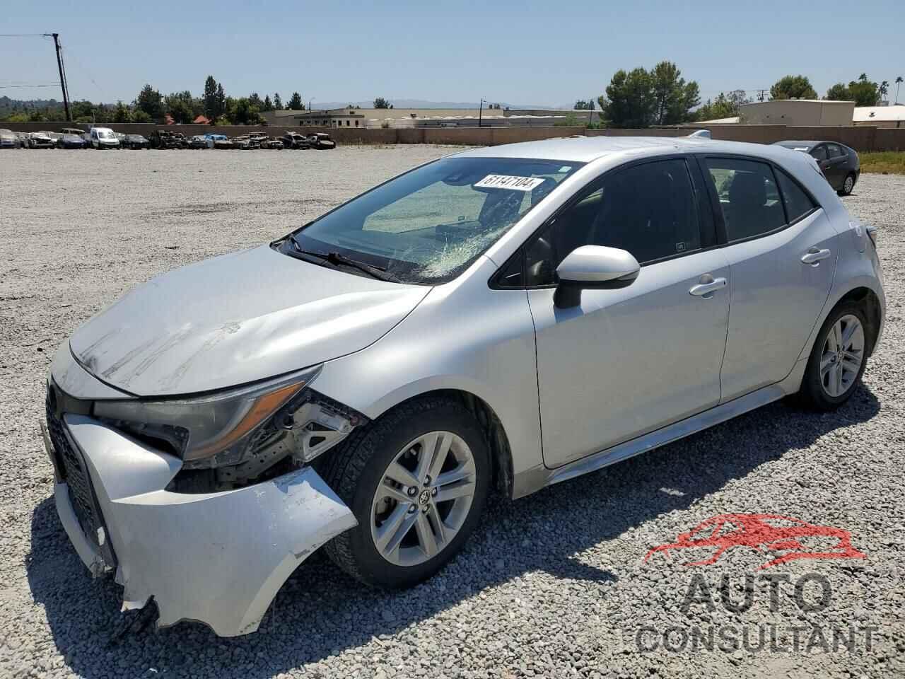 TOYOTA COROLLA 2019 - JTNK4RBE6K3019188