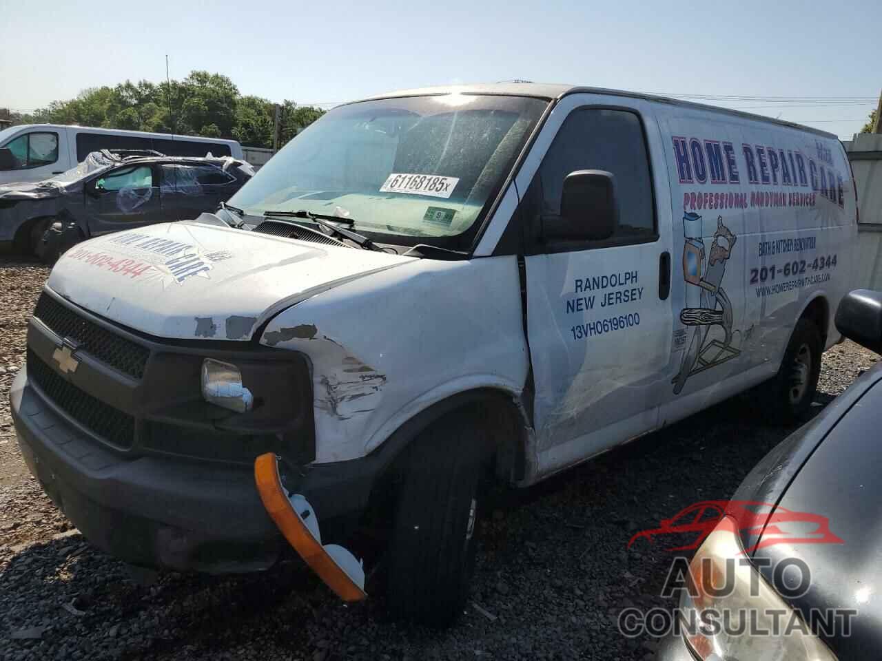 CHEVROLET EXPRESS 2012 - 1GCWGFFA6C1101373