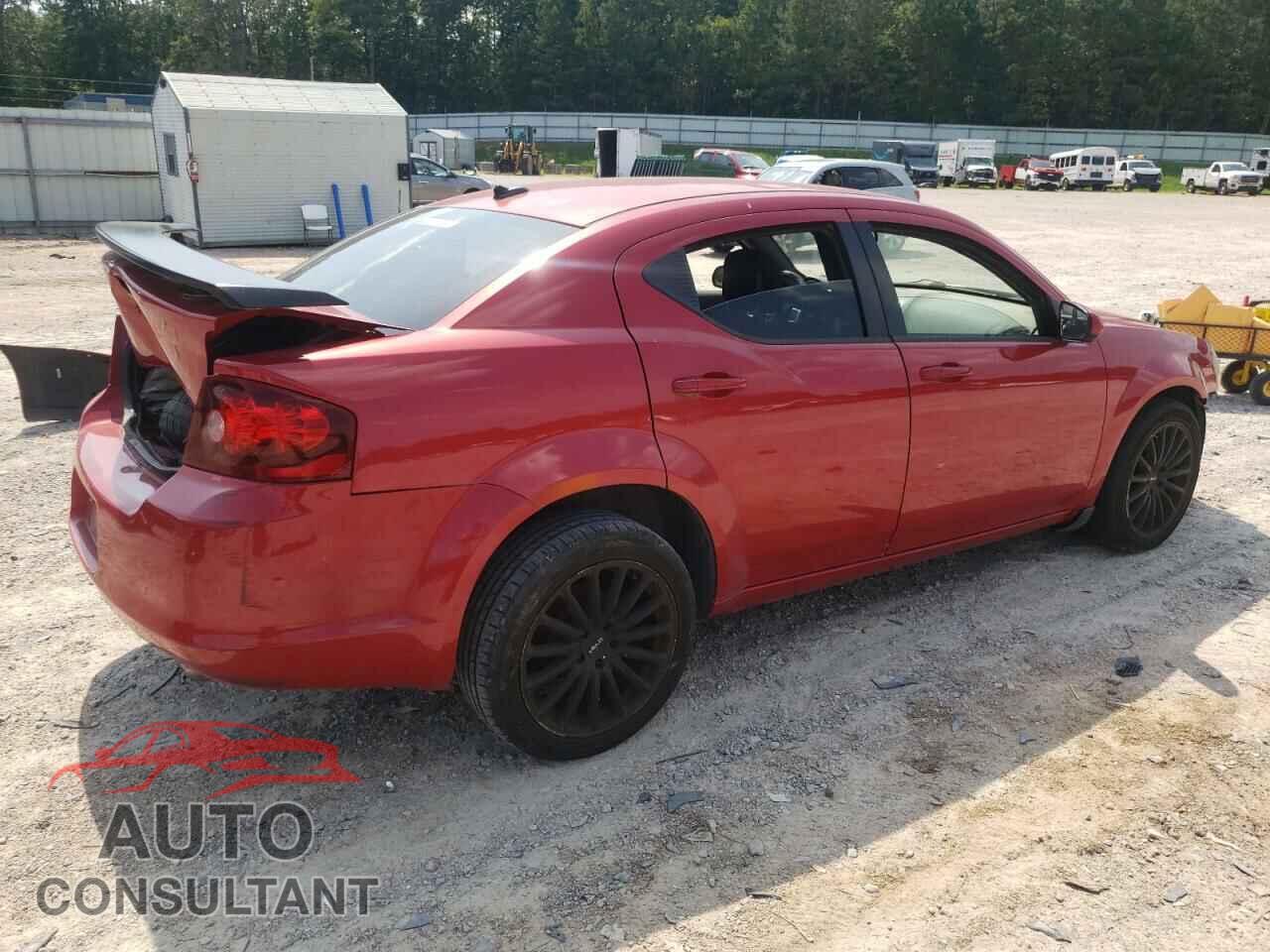 DODGE AVENGER 2012 - 1C3CDZCB8CN227709