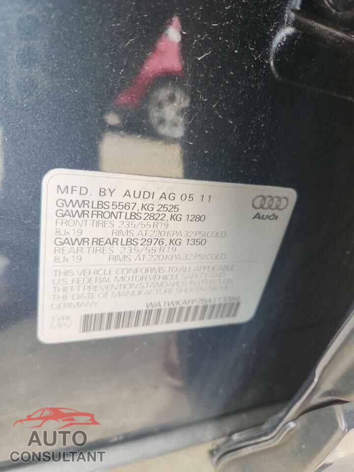 AUDI Q5 2011 - WA1WKAFP7BA113384