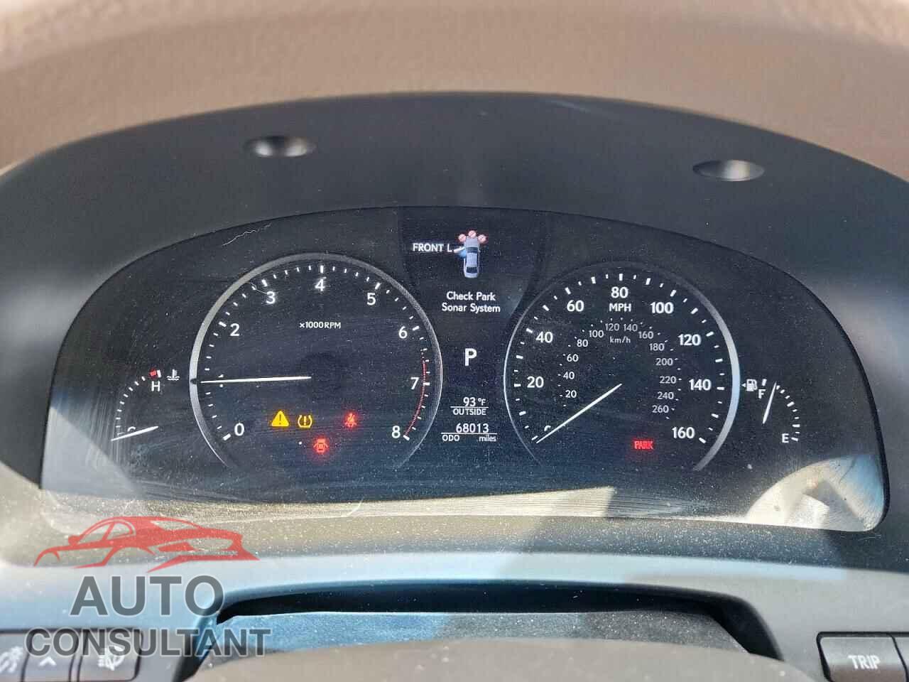 LEXUS LS460 2014 - JTHGL5EF3E5053378