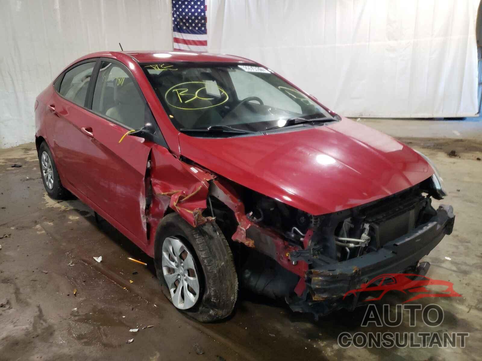 HYUNDAI ACCENT 2016 - KMHCT4AE7GU082202