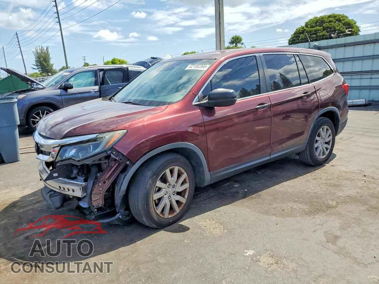 HONDA PILOT 2019 - 5FNYF5H12KB043772