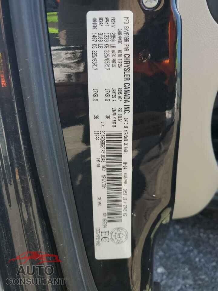DODGE CARAVAN 2015 - 2C4RDGBG2FR518348