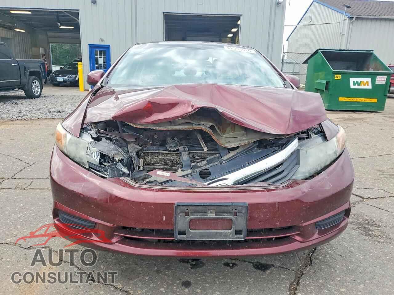 HONDA CIVIC 2012 - 19XFB2F86CE022786