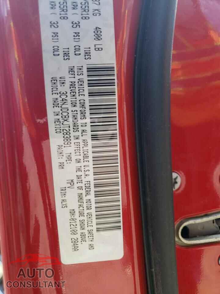 JEEP COMPASS 2018 - 3C4NJDCBXJT283891