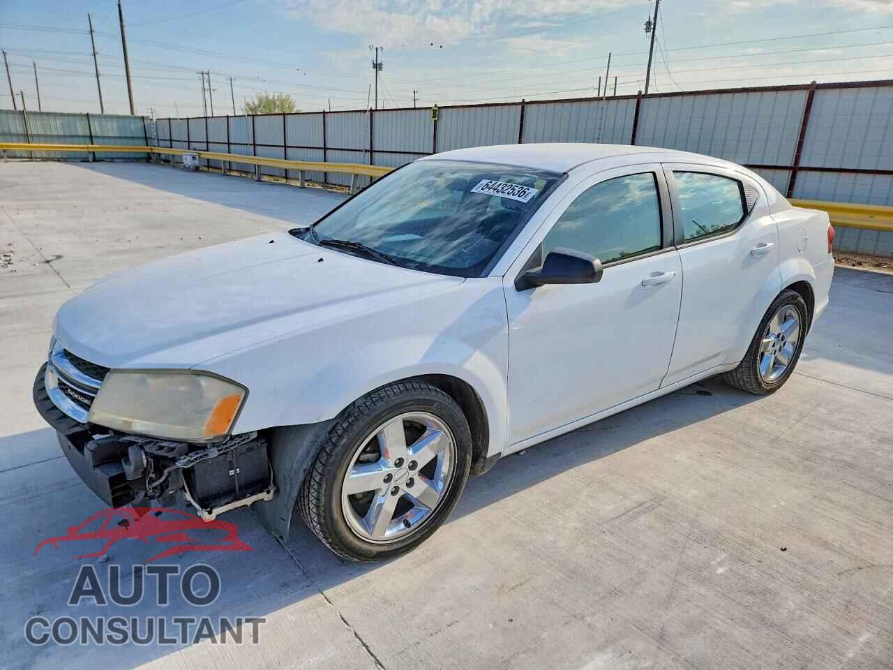 DODGE AVENGER 2012 - 1C3CDZAB1CN141421