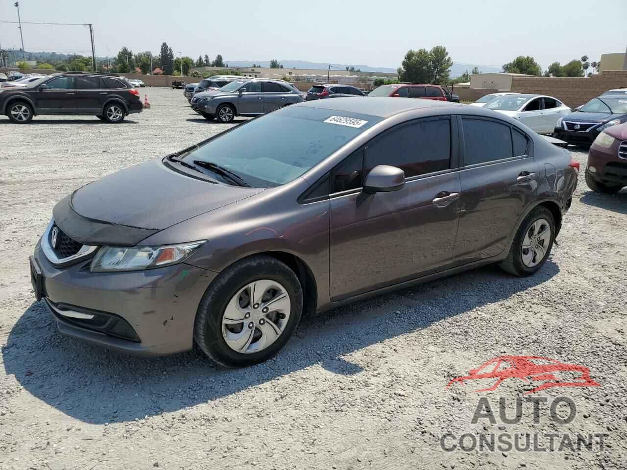 HONDA CIVIC 2013 - 19XFB2F58DE276250
