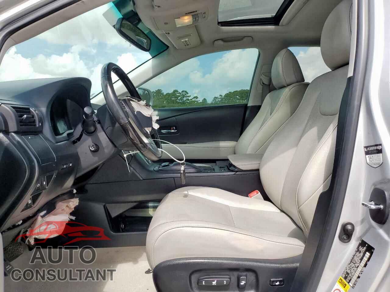 LEXUS RX350 2013 - 2T2ZK1BAXDC116343