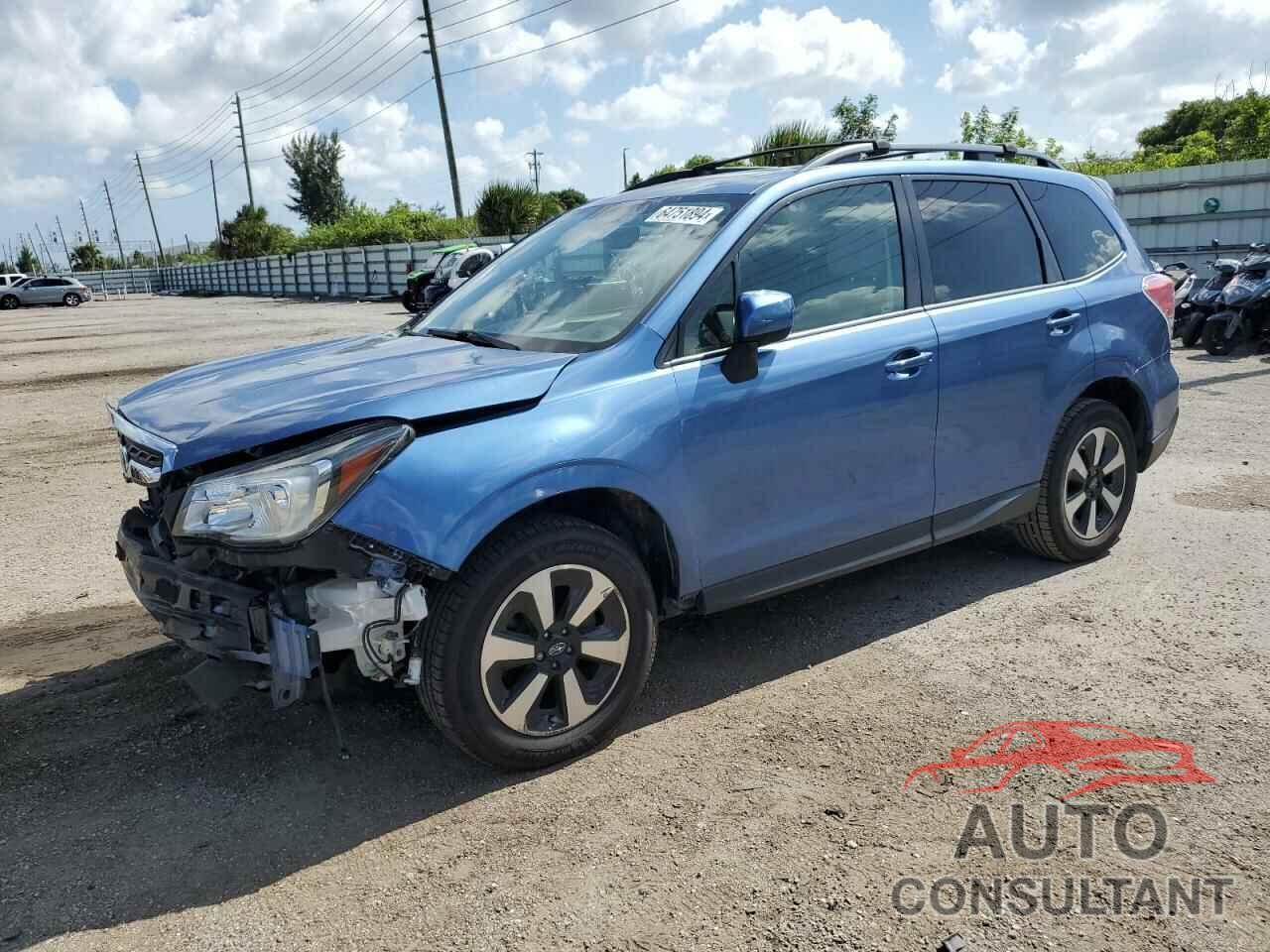 SUBARU FORESTER 2018 - JF2SJAGC0JH509585