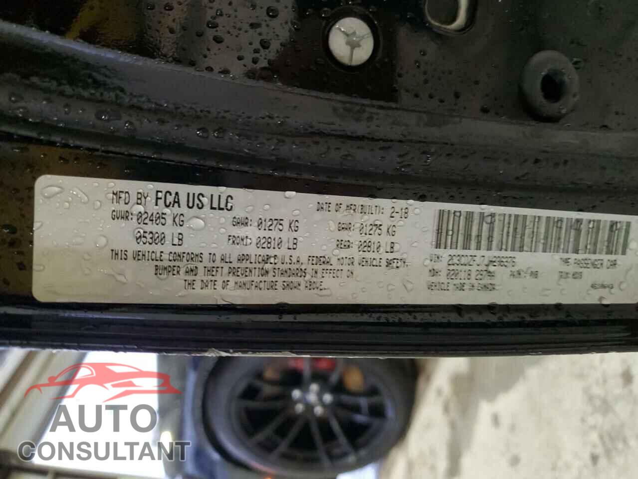 DODGE CHALLENGER 2018 - 2C3CDZFJ7JH236376