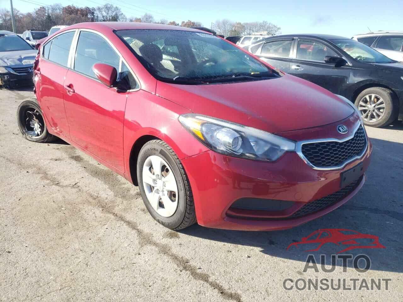 KIA FORTE 2016 - KNAFX4A65G5608154
