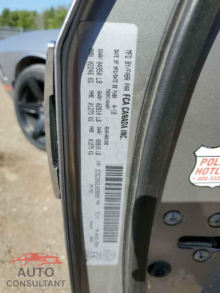 DODGE CHALLENGER 2018 - 2C3CDZAG2JH296898